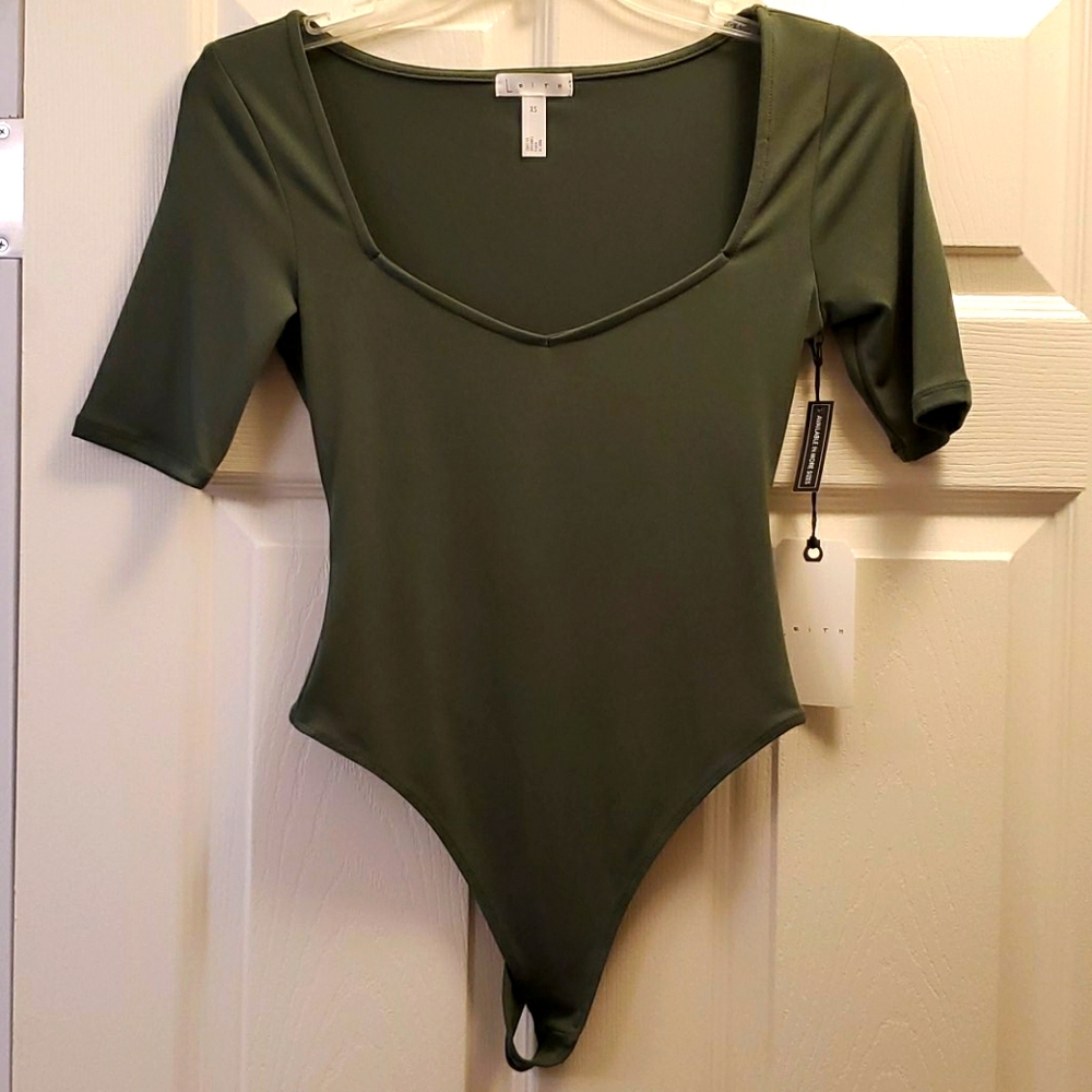 Nordstrom Thyme Green Bodysuit